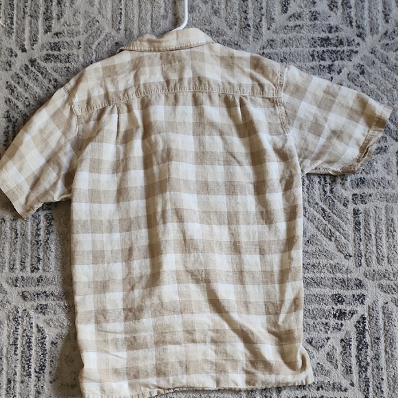Patagonia Men's Tan Plaid Grunge Shirt - Picture 4 of 4